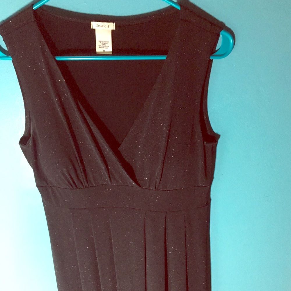 Sparkly Little Black Dress